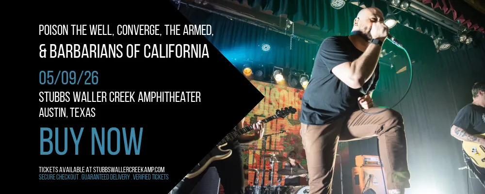 Poison The Well at Stubbs Waller Creek Amphitheater