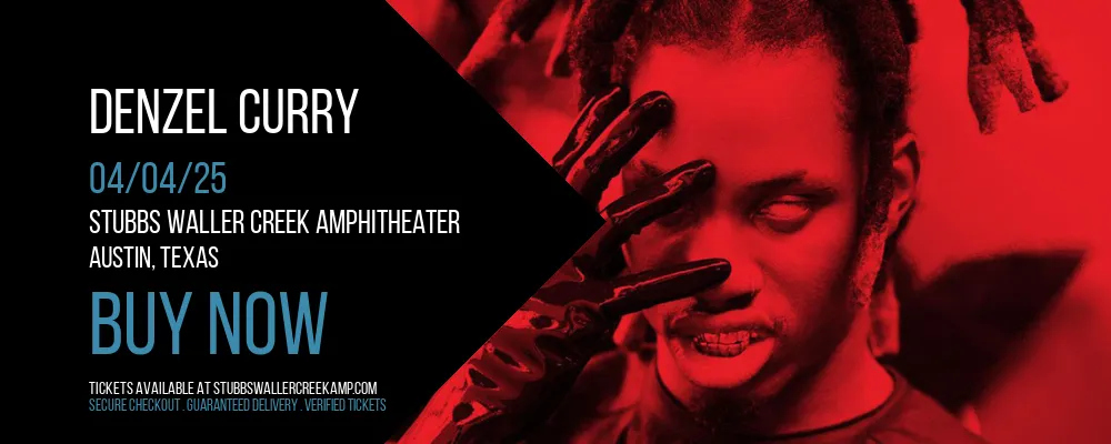 Denzel Curry at Stubbs Waller Creek Amphitheater