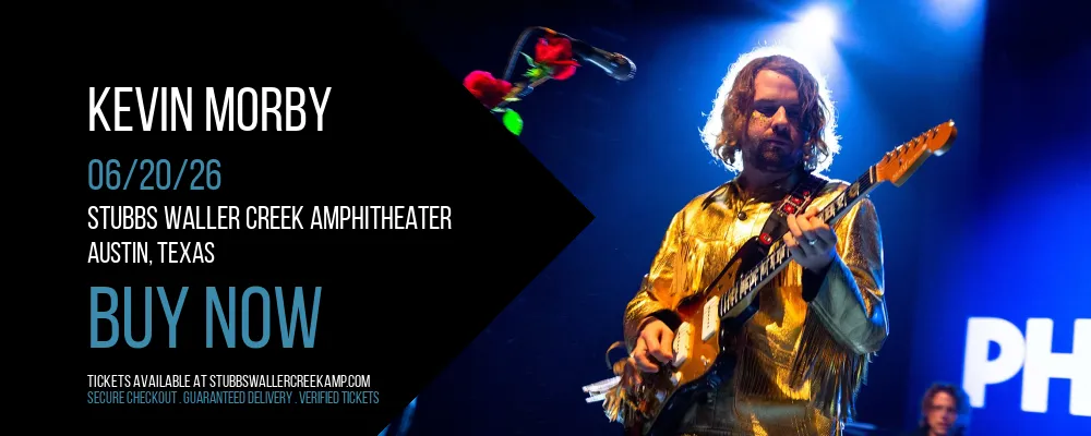 Kevin Morby at Stubbs Waller Creek Amphitheater
